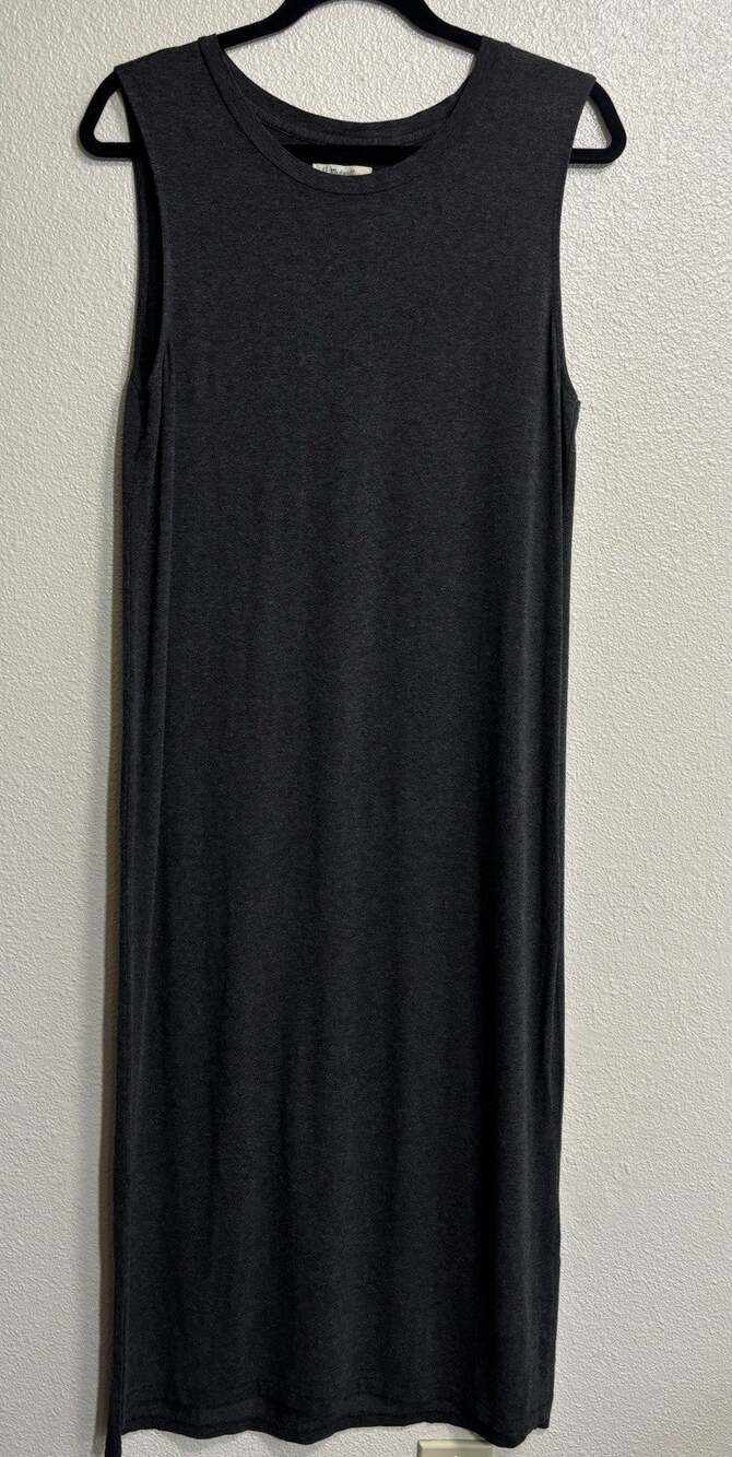 Madewell Gray Maxi Dress Jersey Sleeveless Casual Soft Resort Women’s Size Small